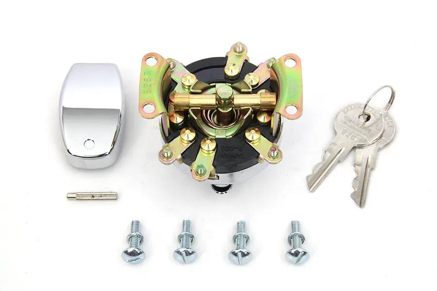 Volt Tech Fat Bob Ignition Switch with 6 Terminals for Harley Davidson FLH 1973-1982 by Volt Tech