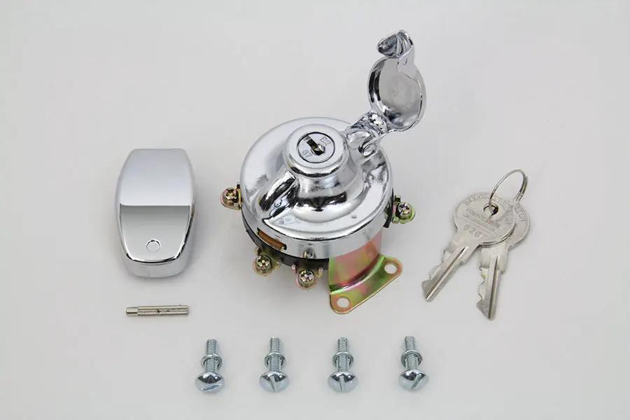 Volt Tech Fat Bob Ignition Switch with 6 Terminals for Harley Davidson FLH 1973-1982 by Volt Tech
