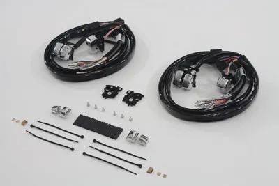 Volt Tech Handlebar Switch Kit Chrome (Part H18-0336C+12) for Harley Davidson FLT Models by Volt Tech