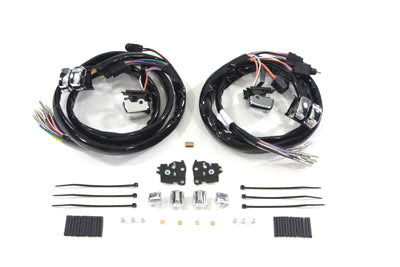 Volt Tech H18-0337C+12 Chrome Handlebar Switch Kit for 2007-2016 Harley-Davidson FLT