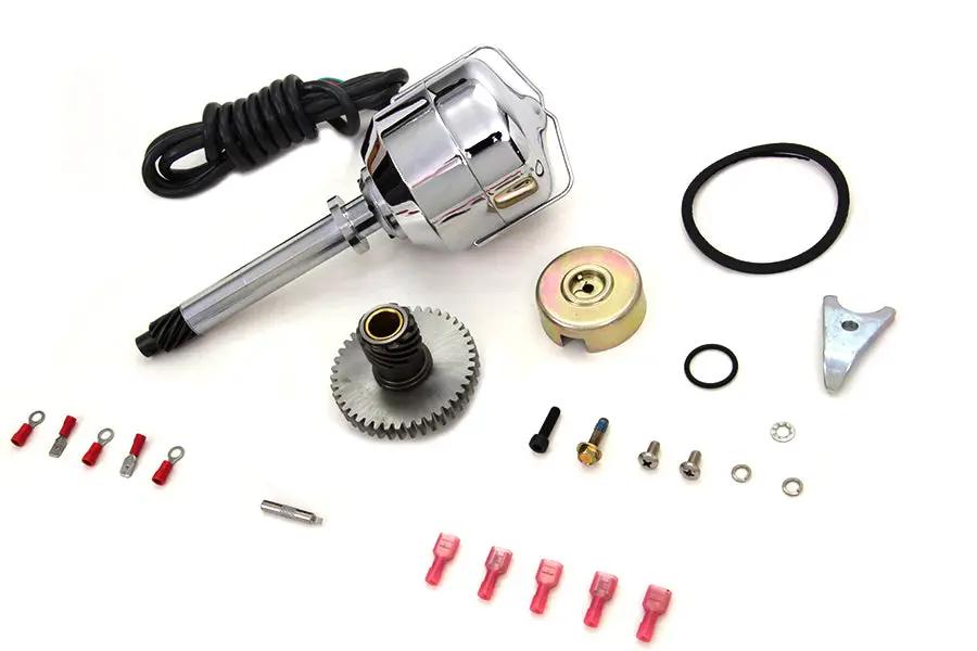 V-Twin V-Fire Single Fire Electronic Ignition Distributor for Harley Davidson FL Models by V-Twin