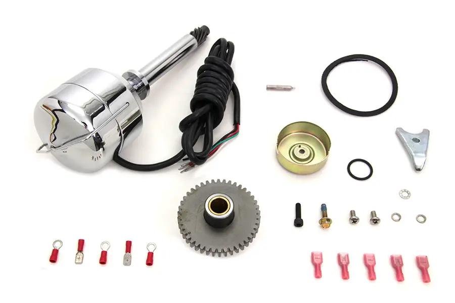 V-Twin V-Fire Single Fire Electronic Ignition Distributor for Harley Davidson FL Models by V-Twin