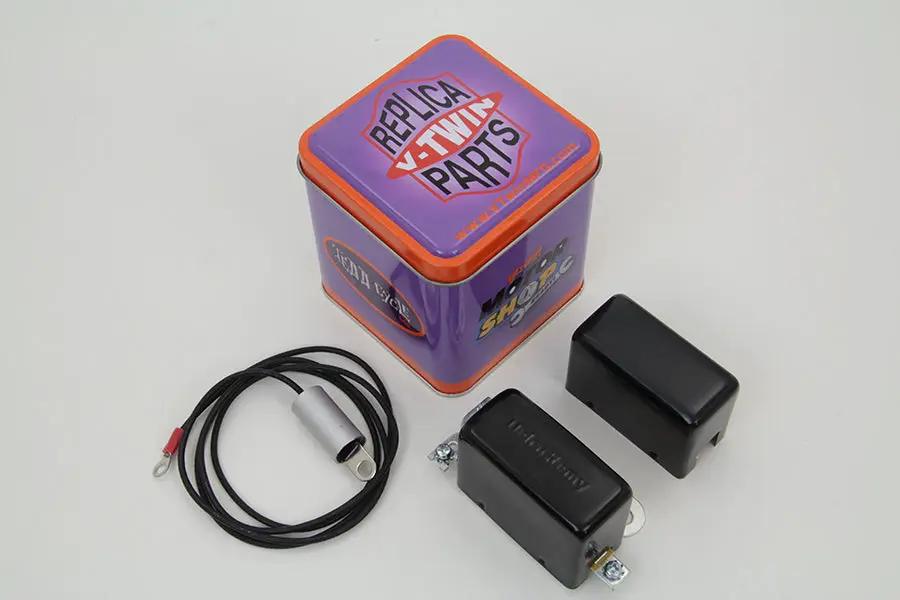 Volt Tech Solid State 6 Volt Relay with Black Cover for Harley Davidson W Models by Volt Tech