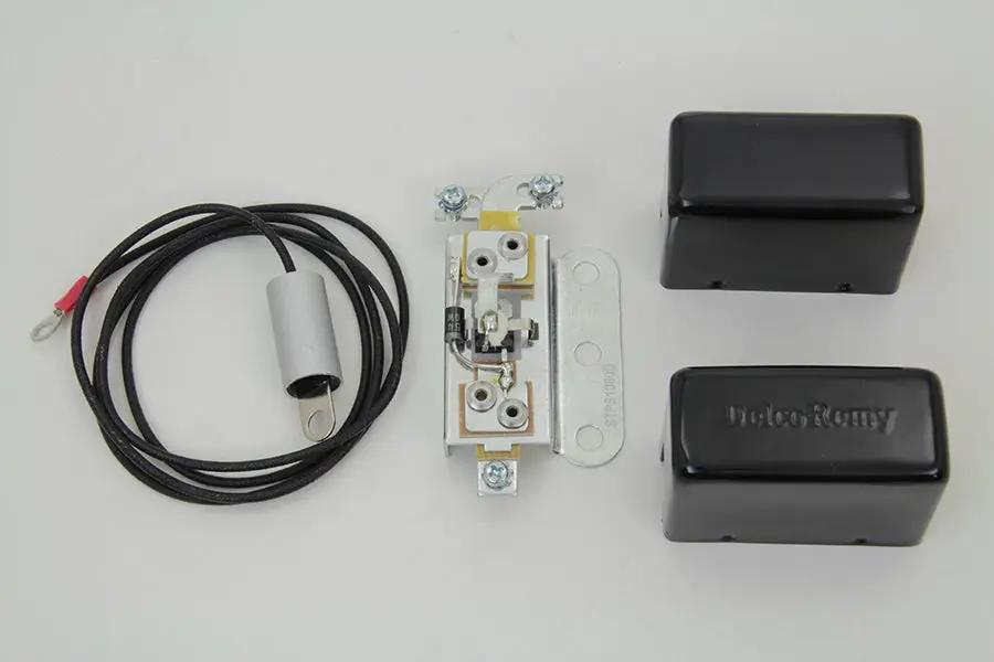Volt Tech Solid State 6 Volt Relay with Black Cover for Harley Davidson W Models by Volt Tech