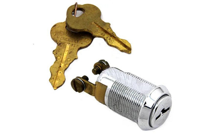 V-Twin Chicago Lock Key Switch with Mini Key Switch Bracket Compatibility by V-Twin