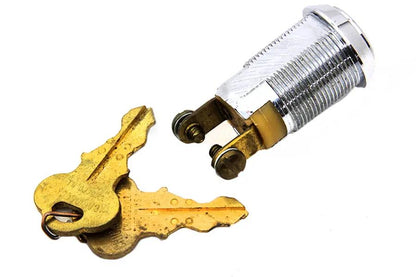 V-Twin Chicago Lock Key Switch with Mini Key Switch Bracket Compatibility by V-Twin