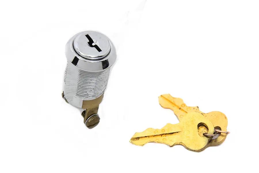 V-Twin Chicago Lock Key Switch with Mini Key Switch Bracket Compatibility by V-Twin