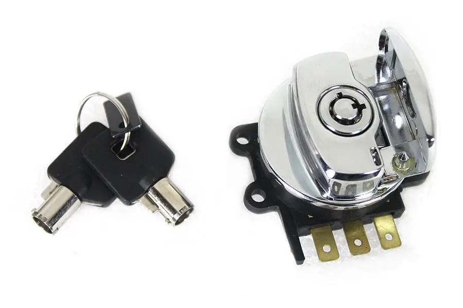 Volt Tech Replica Skull Ignition Switch for Harley Davidson FLHR (Part #75813S) by Volt Tech