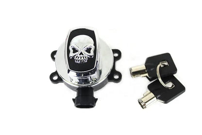Volt Tech Replica Skull Ignition Switch for Harley Davidson FLS and FLST Models by Volt Tech