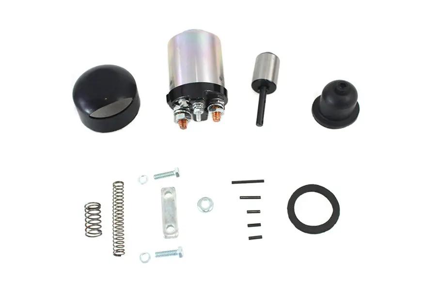V-Twin Zinc Starter Solenoid Kit for Harley Davidson FL Models by V-Twin