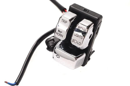 V-Twin Left Side Handlebar Control Module Chrome Part 78591 for Harley Davidson FLST & FXST by V-Twin