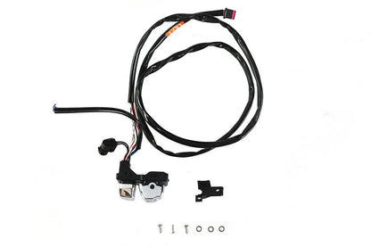 V-Twin Left Side Handlebar Control Module Chrome Part 78591 for Harley Davidson FLST & FXST by V-Twin