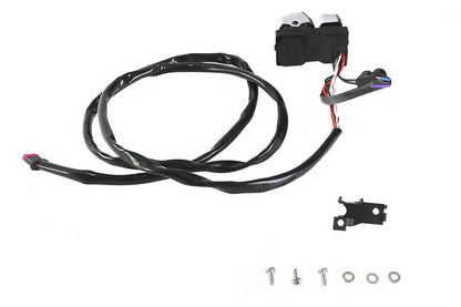 V-Twin Left Side Handlebar Control Module Chrome Part 78591 for Harley Davidson FLST & FXST by V-Twin