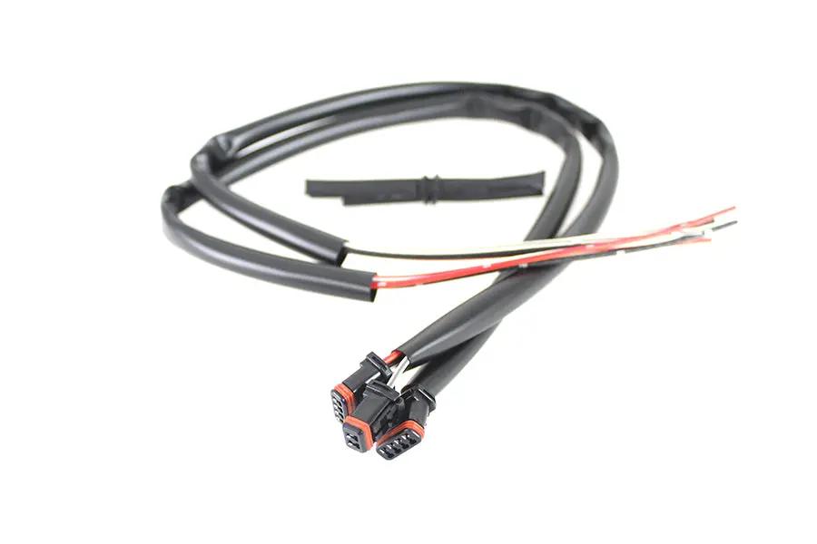 Volt Tech Handlebar Wiring Harness Kit Extended for Harley Davidson FLST and FXST Models by Volt Tech