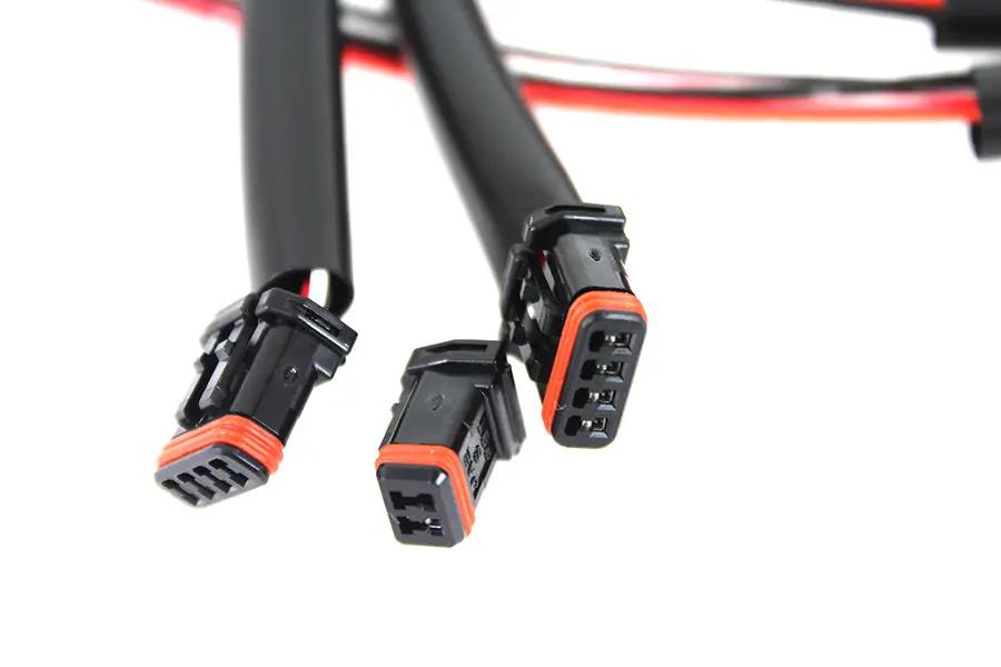 Volt Tech Handlebar Wiring Harness Kit Extended for Harley Davidson FLST and FXST Models by Volt Tech