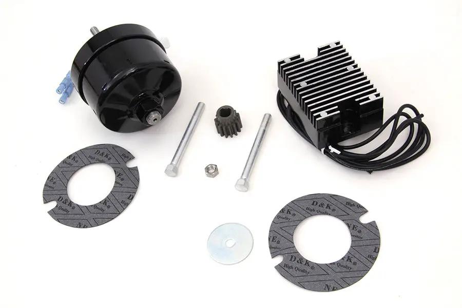 V-Twin Black 12 Volt Alternator Generator Conversion Kit for Harley Davidson XL Models by V-Twin