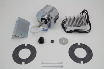 V-Twin Chrome 12 Volt Alternator Generator Conversion Kit for Harley Davidson FL Models by V-Twin