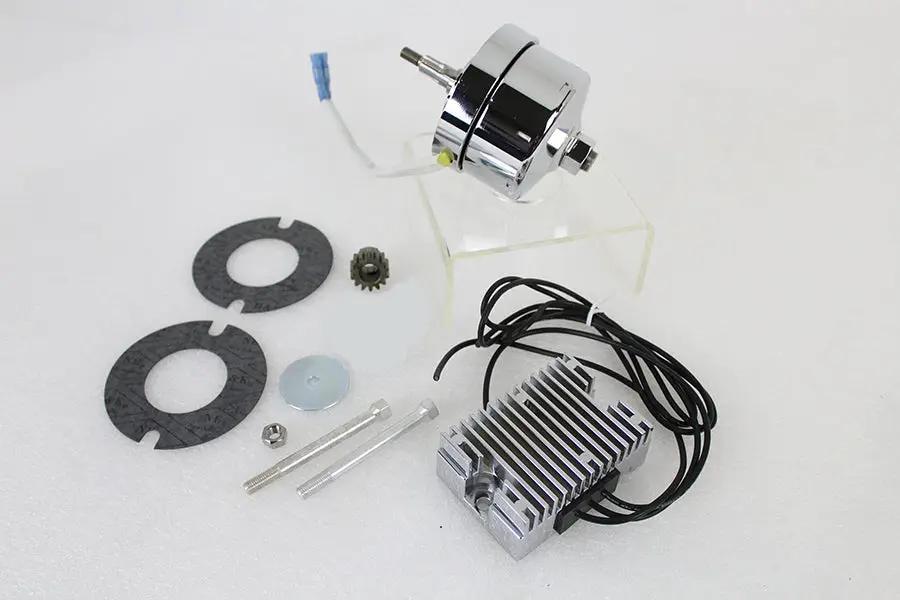 V-Twin Chrome 12 Volt Alternator Generator Conversion Kit for Harley Davidson XL (1958-1967) by V-Twin