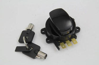 Volt Tech Hinge Ignition Switch in Gloss Black for Harley Davidson FXST (1996-2005) by Volt Tech