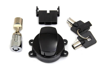 Volt Tech Hinge Ignition Switch in Gloss Black for Harley Davidson FXDWG & FXST by Volt Tech