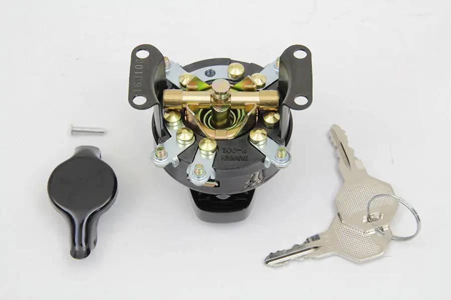 Volt Tech Fat Bob Ignition Switch with 5 Terminals for Harley Davidson FL 1968-1972 by Volt Tech