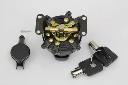 Volt Tech Hinge Ignition Switch Gloss Black Part #21-0202PAGB for Harley Davidson FLH by Volt Tech