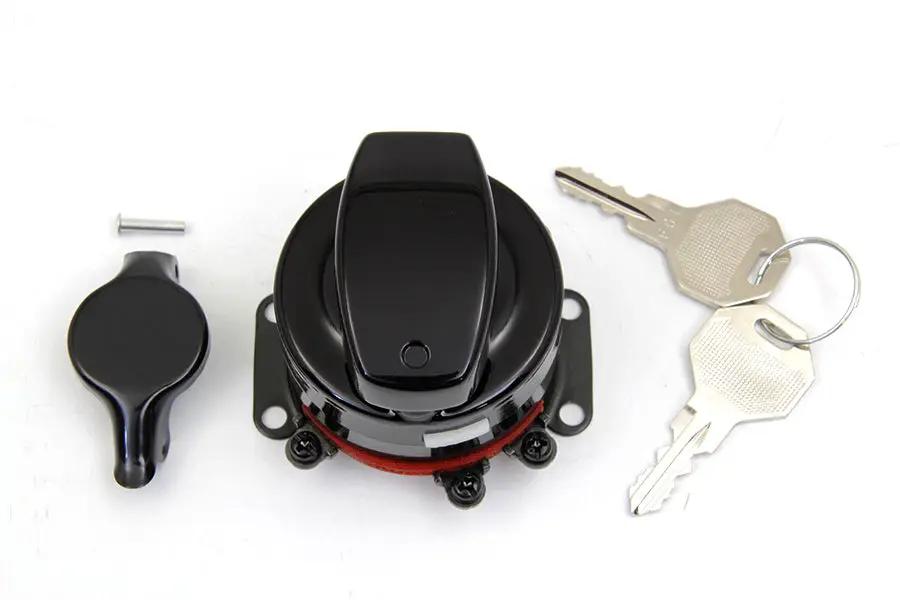 Volt Tech Heavy Duty Electronic Ignition Switch for Harley Davidson FL - Gloss Black, Part 21-0202AEGB by Volt Tech