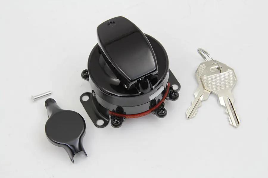 Volt Tech Heavy Duty Electronic Ignition Switch for Harley Davidson FL - Gloss Black, Part 21-0202AEGB by Volt Tech