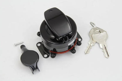 Volt Tech Heavy Duty Electronic Ignition Switch for Harley Davidson FL - Gloss Black, Part 21-0202AEGB by Volt Tech