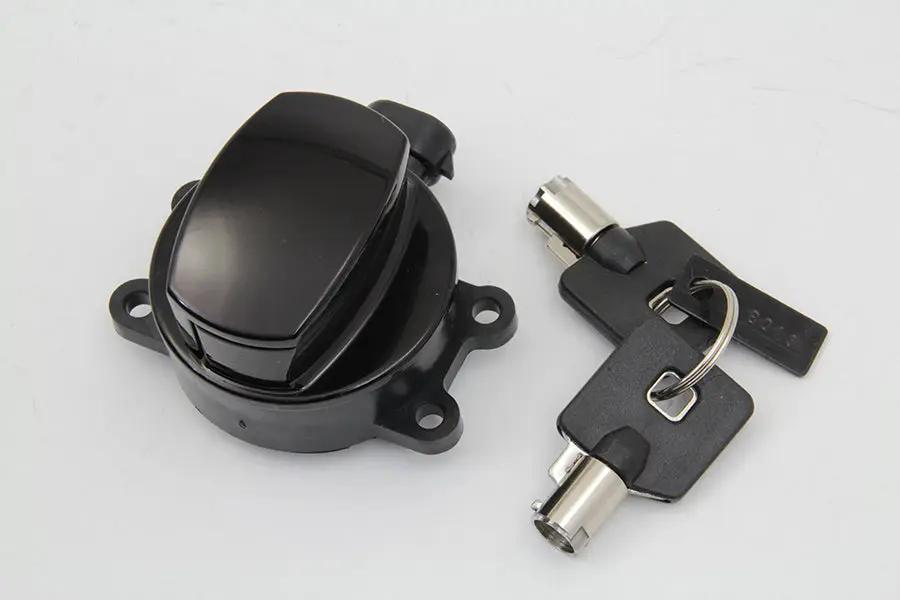 Volt Tech E21-0214GB Ignition Key Switch Gloss Black for Harley Davidson FXST by Volt Tech