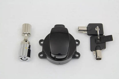 Volt Tech E21-0214GBK Ignition Key Switch for Harley Davidson FXST (Gloss Black) by Volt Tech