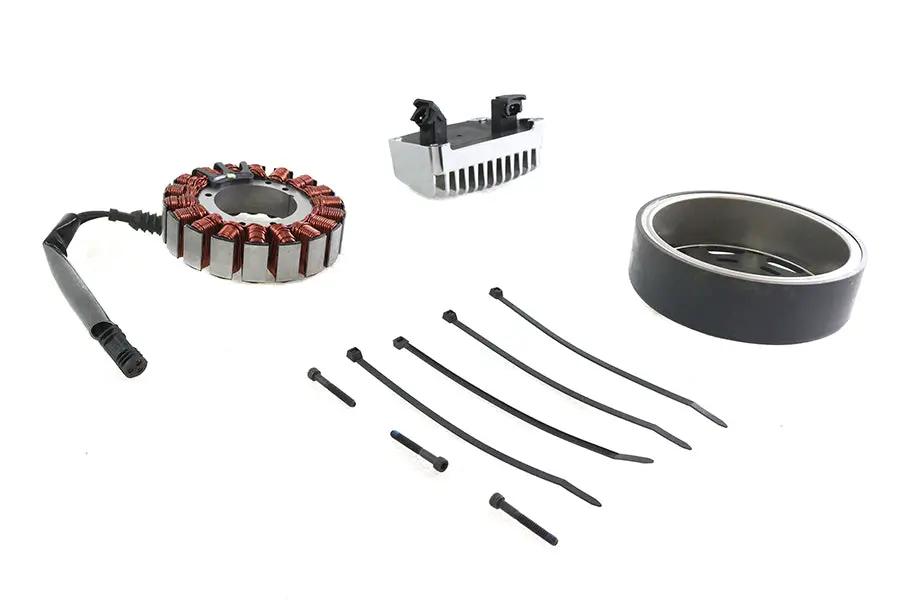 Volt Tech Alternator Charging System Kit 50 Amp for Harley Davidson FLHT, FLHRC, FLHXXX (2017-2020) by Volt Tech
