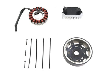 Volt Tech Alternator Charging System Kit 50 Amp for Harley Davidson FLHT, FLHRC, FLHXXX (2017-2020) by Volt Tech