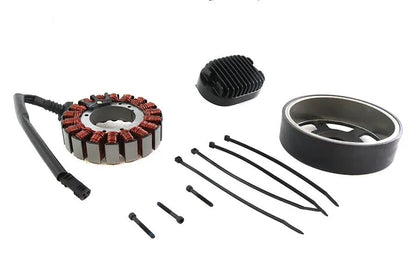 Volt Tech Alternator Charging System Kit 48 Amp for Harley Davidson FXST and FLST (2018-2024) by Volt Tech