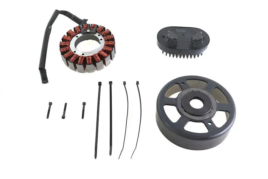Volt Tech Alternator Charging System Kit 48 Amp for Harley Davidson FXST and FLST (2018-2024) by Volt Tech