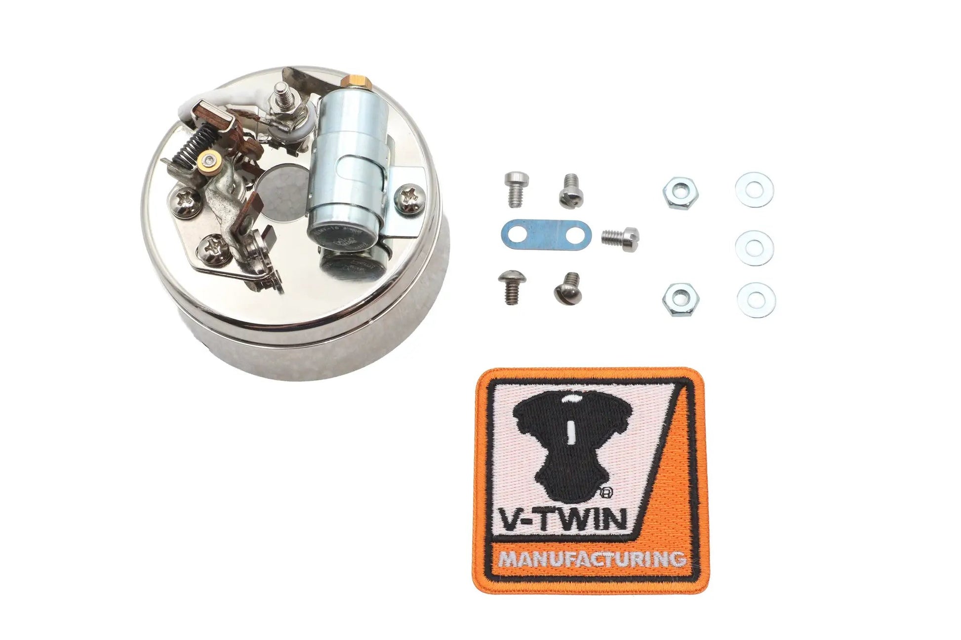 V-Twin 1936 EL Distributor Top Assembly Nickel Plated for Harley Davidson EL by V-Twin