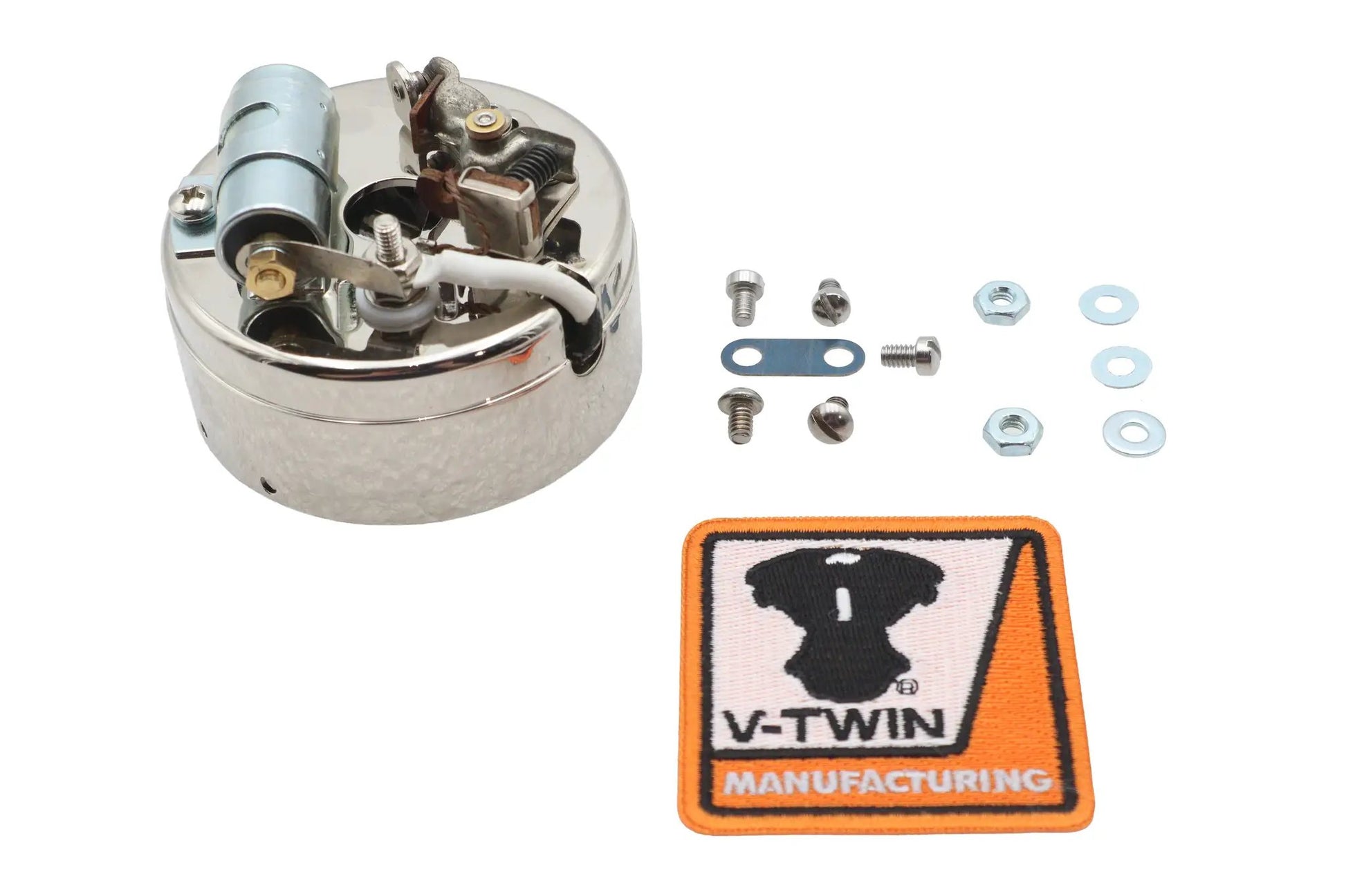 V-Twin 1936 EL Distributor Top Assembly Nickel Plated for Harley Davidson EL by V-Twin