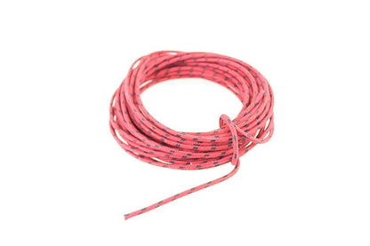Volt Tech Red with Black Dot 25' Braided Wire by Volt Tech