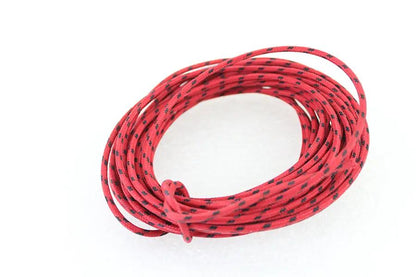 Volt Tech Red with Black Dot 25' Braided Wire by Volt Tech