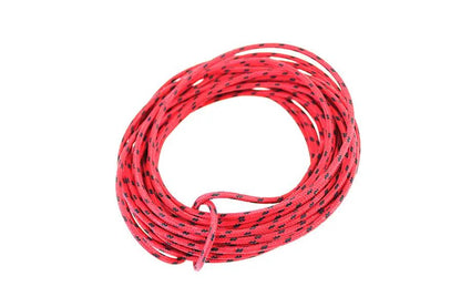 Volt Tech Red with Black Dot 25' Braided Wire by Volt Tech