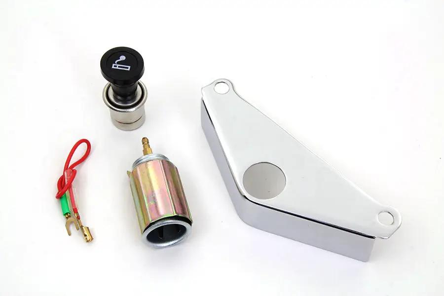Volt Tech Cigarette Lighter with Bracket for Harley Davidson FL Models by Volt Tech