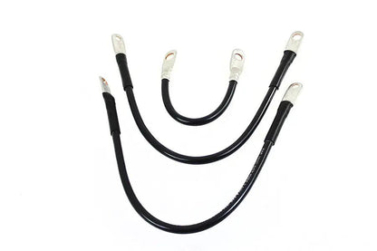 V-Twin 3 Piece Starter Cable Set for Harley Davidson FLH (1965-1974) by V-Twin