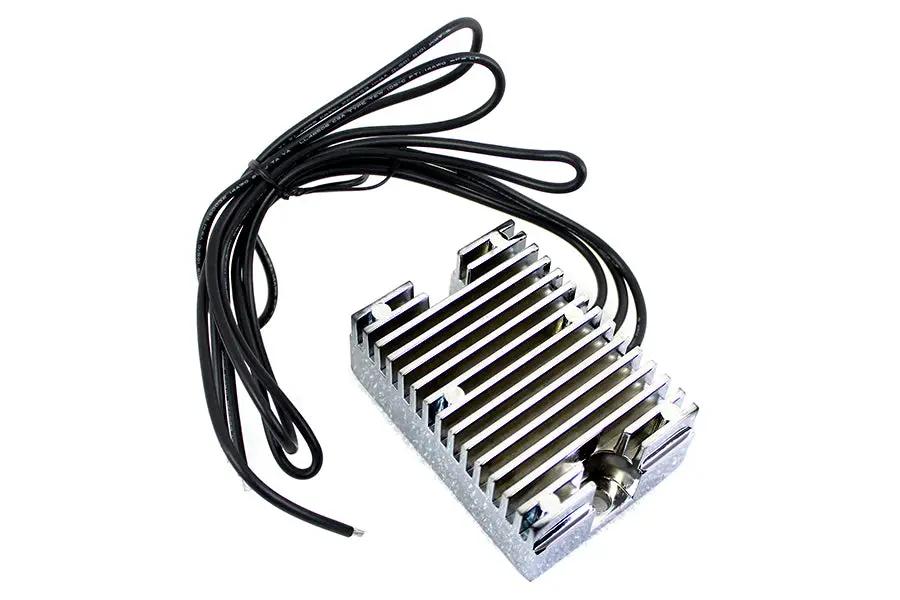 Volt Tech 12 Volt Electronic Regulator with Chrome Finish for Harley Davidson EL Models by Volt Tech