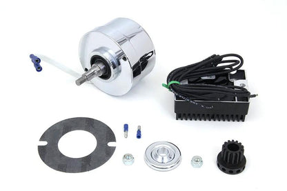 Volt Tech Chrome 12 Volt Alternator Generator Conversion Kit for Harley Davidson W Models by Volt Tech