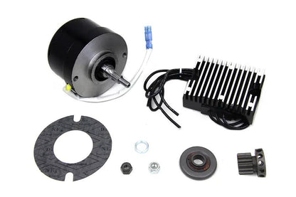 Volt Tech Black 12 Volt Alternator Generator Conversion Kit for Harley Davidson VL and U Models by Volt Tech