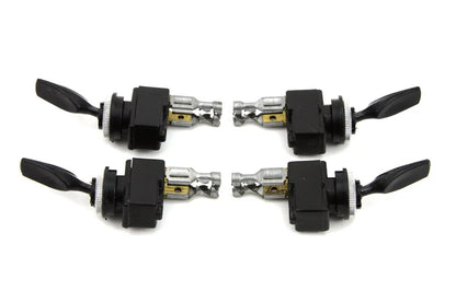 Volt Tech Black Bat Handle Toggle Switch Set (Set of 4) by Volt Tech