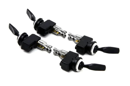 Volt Tech Black Bat Handle Toggle Switch Set (Set of 4) by Volt Tech