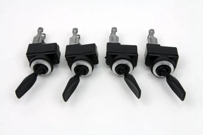 Volt Tech Black Bat Handle Toggle Switch Set (Set of 4) by Volt Tech