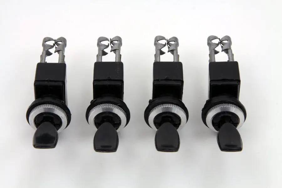 Volt Tech Black Bat Handle Toggle Switch Set (Set of 4) by Volt Tech