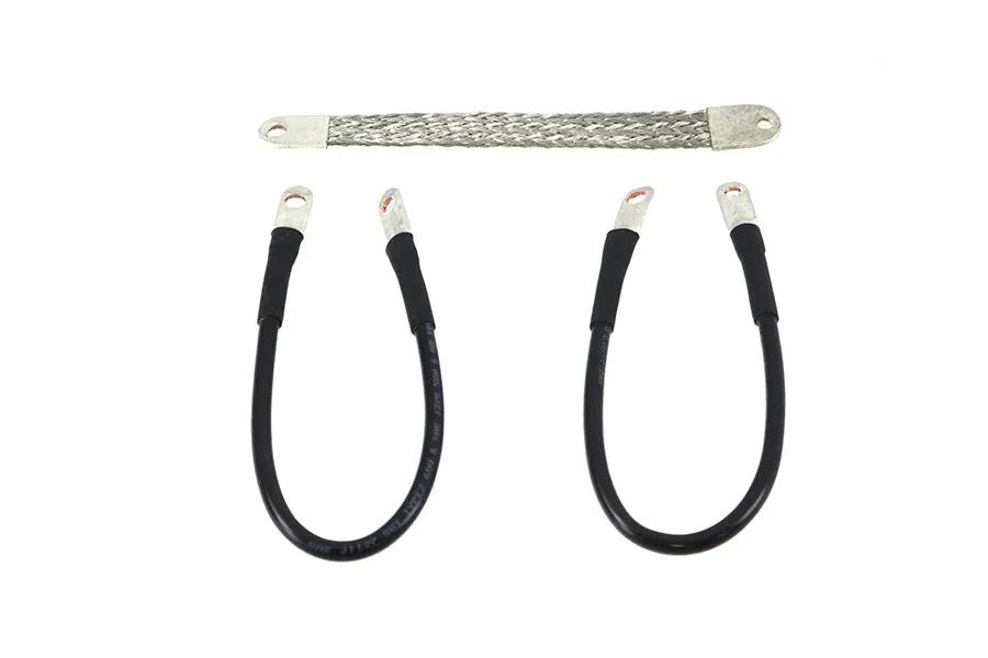 V-Twin XLH Battery Cable Set for Harley Davidson XLH Models by V-Twin